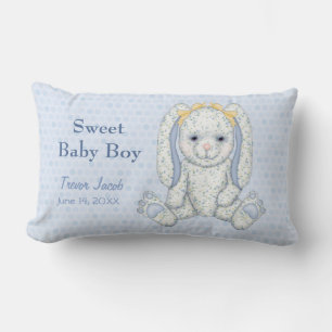 Bluebell Bunny and Polka Dots Keepsake Pillow