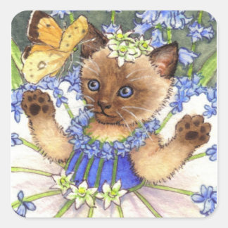 Bluebell Kitten stickers