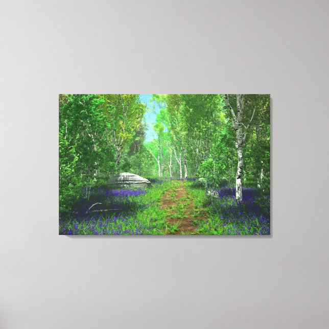 Bluebell Light Canvas Print (Front)