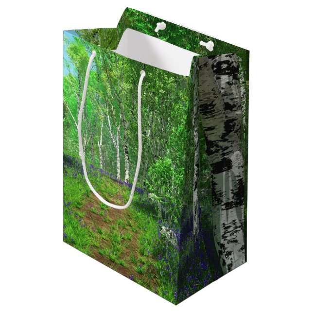 Bluebell Light Gift Bag (Front Angled)