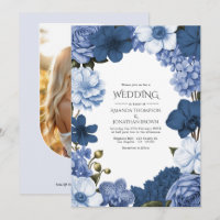 Bluebell Smoke, Marine Slate & Winter Sky Wedding