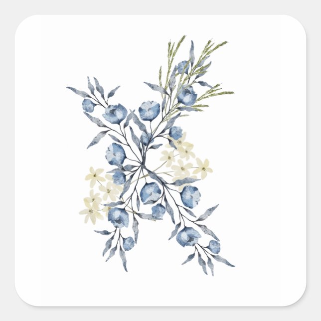 Bluebell  square sticker (Front)