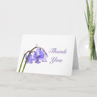 Bluebell Thank You Card