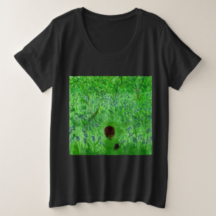 Bluebell Wood Hedgehogs Plus Size T-Shirt