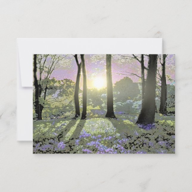 BLUEBELL WOODLAND INVITATION (Front)