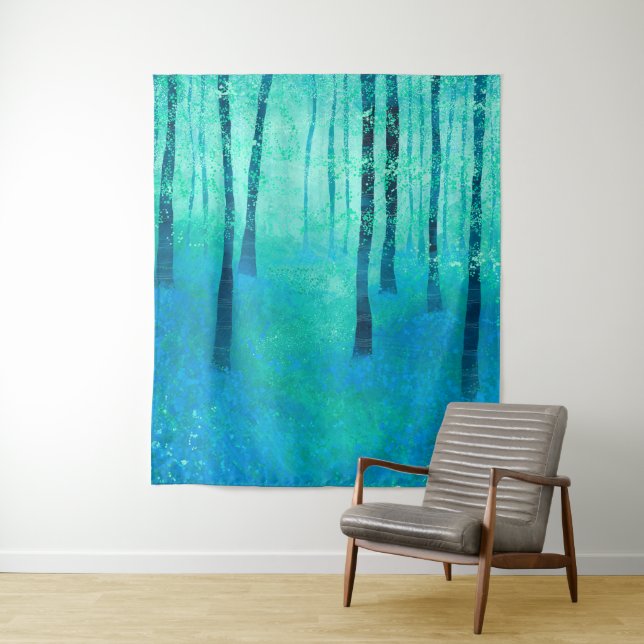 Bluebell Woodland Tapestry (In Situ)