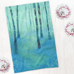 Bluebell Woodland Tea Towel