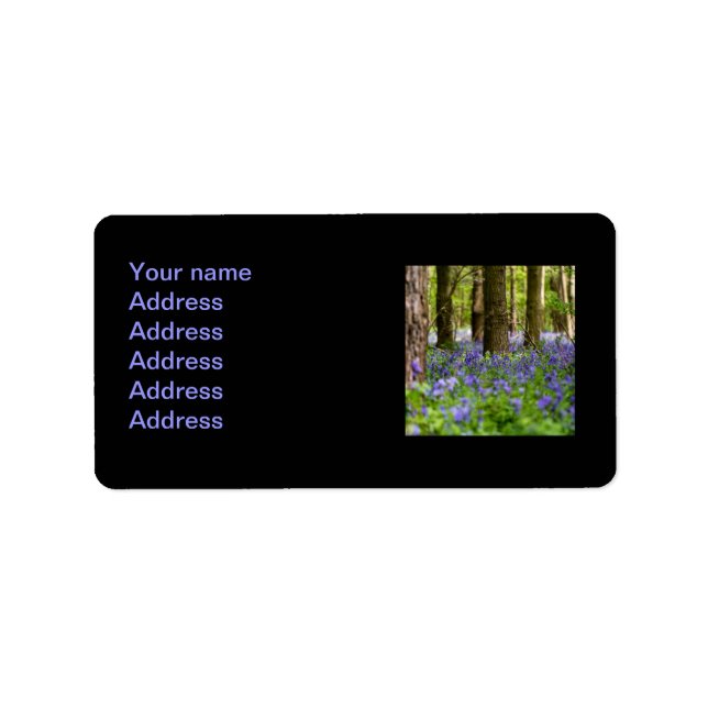 Bluebell Woods Label (Front)