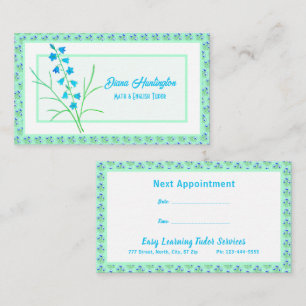 Bluebells and Blue Crocuses Appointment Cards
