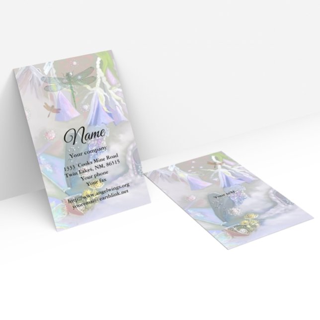 Bluebells and Dragonflies Business Card (Creator Uploaded)