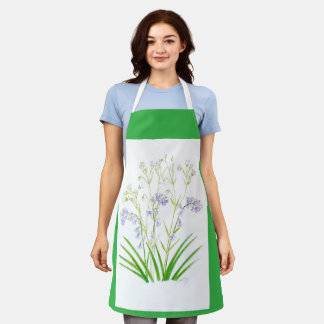 Bluebells and Stitchwort apron