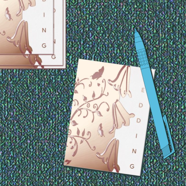 Bluebells & Butterflies Foil Invitation (Creator Uploaded)