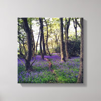 Bluebells forest Floral modern elegant Beautiful