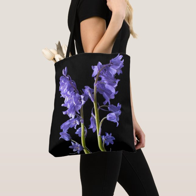 Bluebells, From the very Woods I Created! Tote Bag (Close Up)