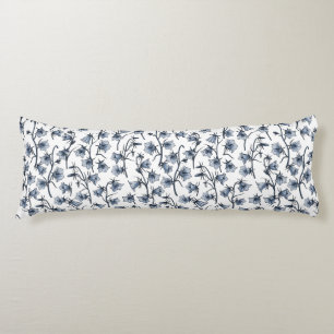Bluebells, Harebells, Bellflowers Body Cushion