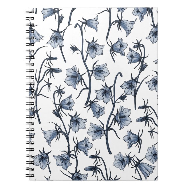 Bluebells, Harebells, Bellflowers Notebook (Front)