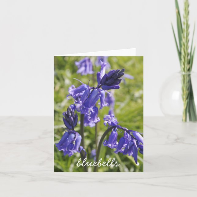 bluebells notecard (Front)