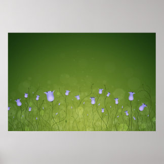 Bluebells Poster