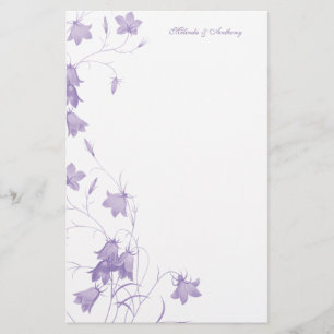 Bluebells - Purple 5.5 x 8.5 Stationery