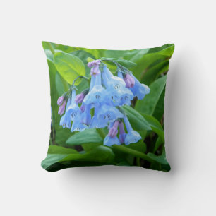 Bluebells Ring (Virginia Bluebells) Pillow