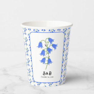 Bluebells Wedding Paper Cups