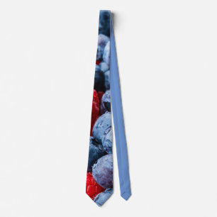 Blueberries and Raspberries Tie