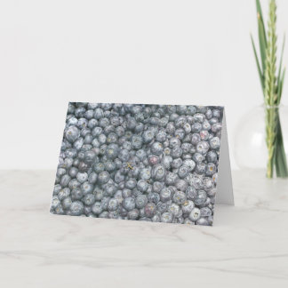 Blueberries Art Card