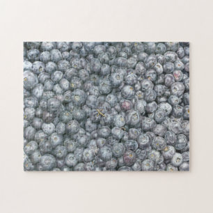 Blueberries Art Jigsaw Puzzle