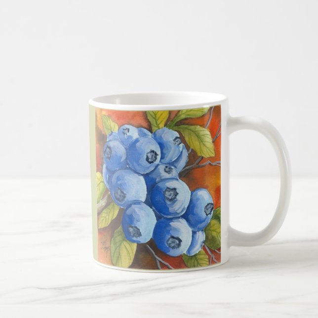 Blueberries Coffee Mug (Right)