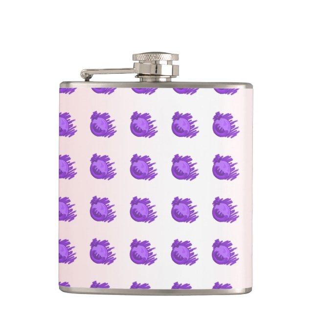 Blueberries for Him Hip Flask (Front)