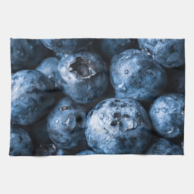 Blueberries Fruit Tea Towel (Horizontal)