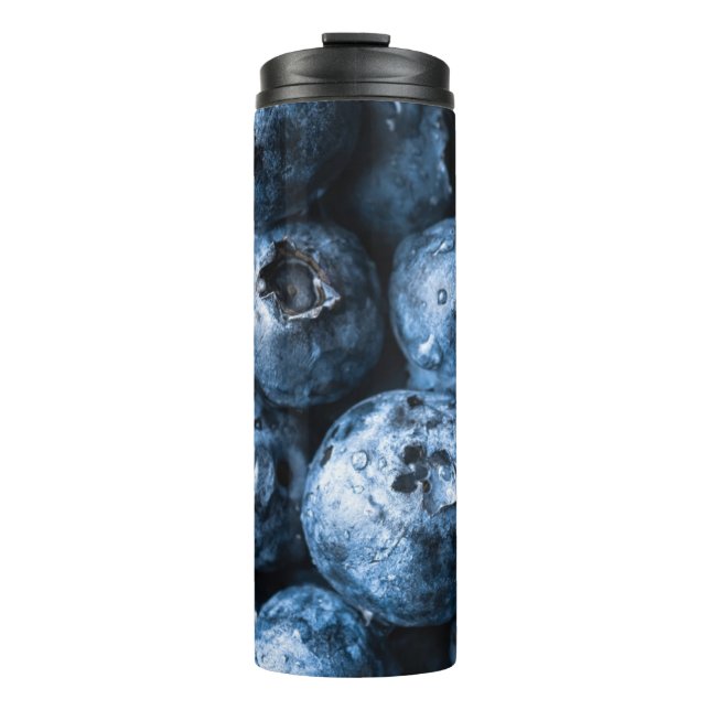 Blueberries Fruit Thermal Tumbler (Front)