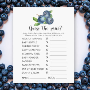 Blueberries - Guess the price! Game
