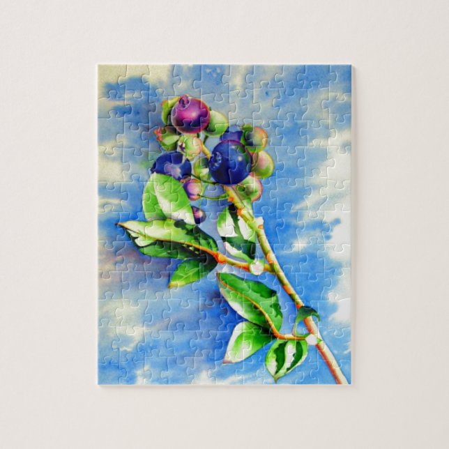 Blueberries Jigsaw Puzzle (Vertical)