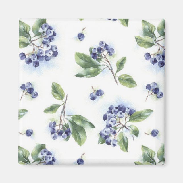 Blueberries Magnet (Front)