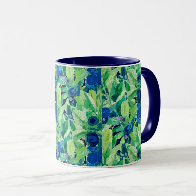 BLUEBERRIES MUG (Front Right)