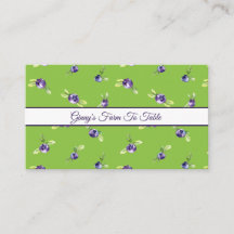 Blueberries on Green Farm to Table