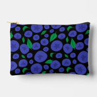 Blueberries Seamless Pattern