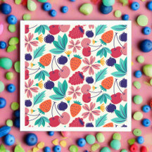Blueberries Strawberries Berry sweet Birthday