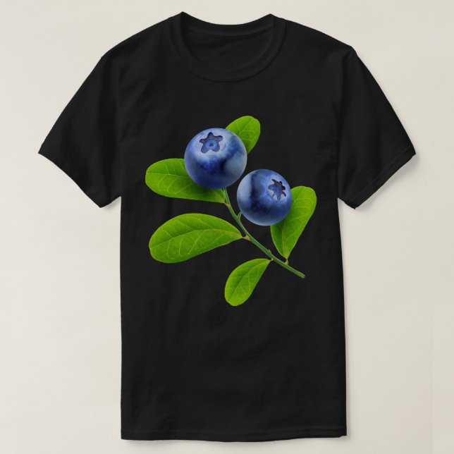 Blueberries T-Shirt (Design Front)