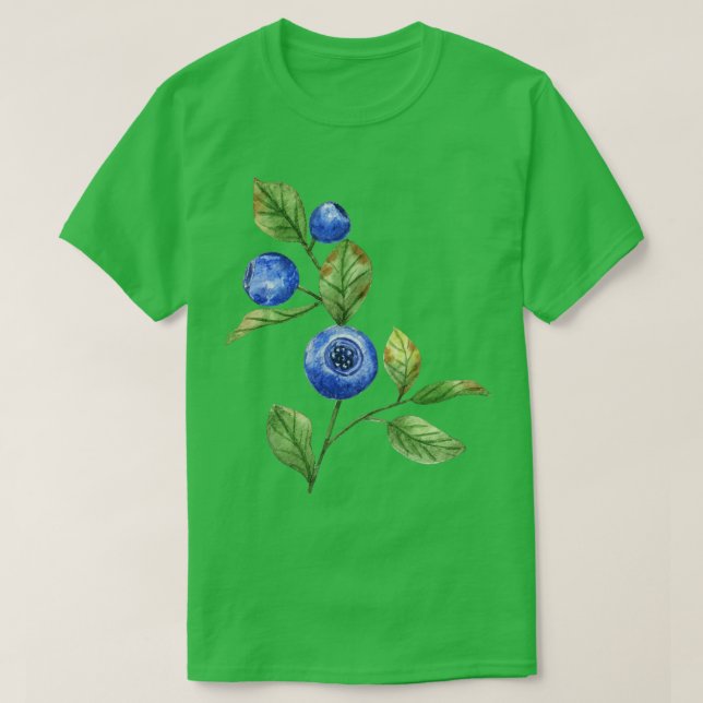 Blueberries T-Shirt (Design Front)