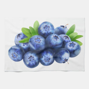 Blueberries Tea Towel