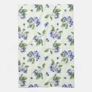 Blueberries Tea Towel