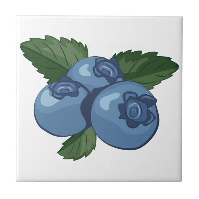 Blueberries Tile (Front)