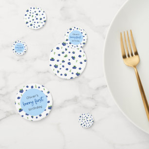 Blueberry 1st Birthday Berry First Confetti