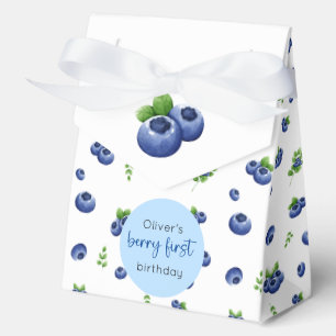 Blueberry 1st Birthday Berry First Favour Box