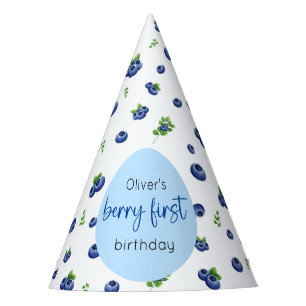 Blueberry 1st Birthday Berry First Party Hat