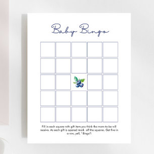 Blueberry Baby Bingo Baby Shower Game