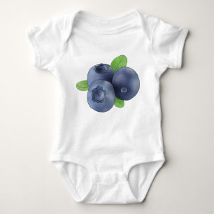 blueberry baby bodysuit