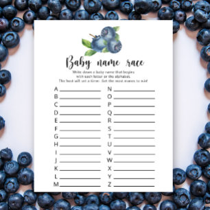 Blueberry - Baby name race game